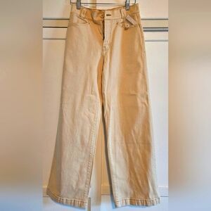 Madewell Emmet wide leg pants, garment dyed edition